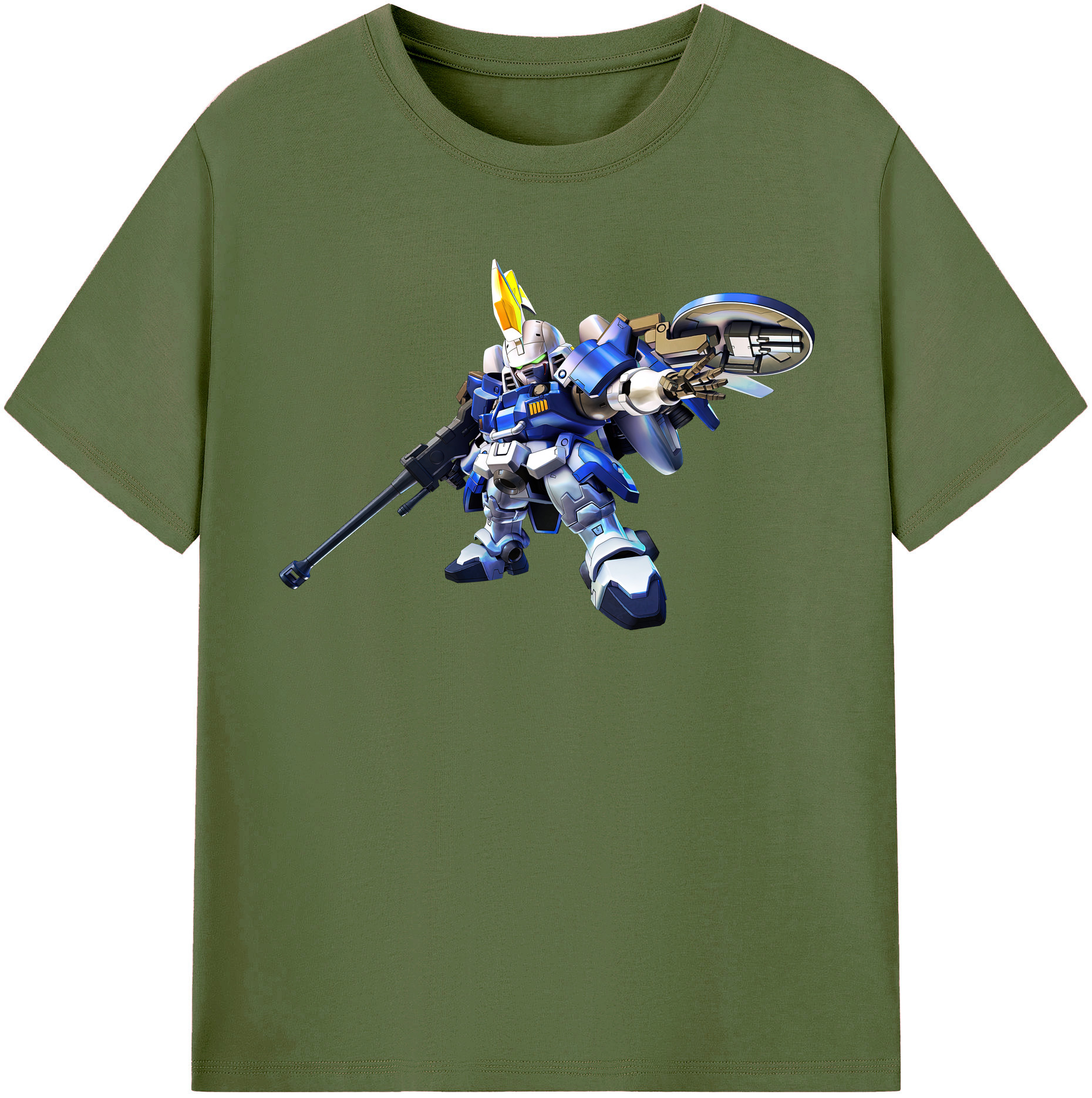 （画像用） 機動戦士ガンダム Mobile Suit Gundam 綿100％半袖Tシャツ（フロントプリント）